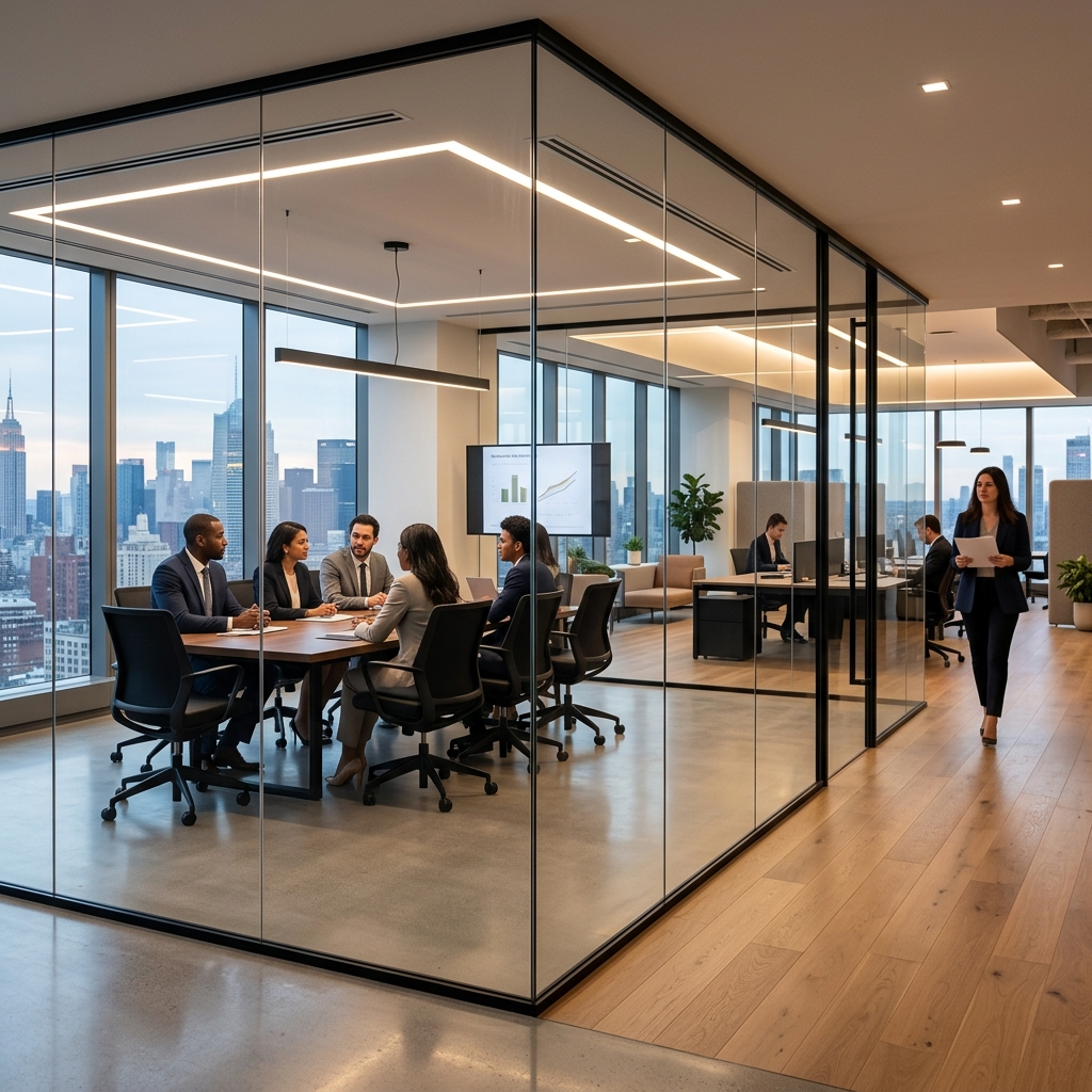 Frameless Corporate Partitions